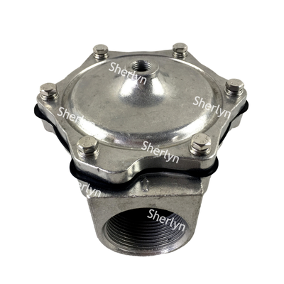 1 Inch Right Angle Pulse Solenoid Valve G353A045, ASCO 353 Series Integral Pilot Aluminum Medium Flow Dust Collector Valve