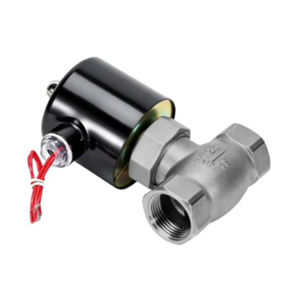 2L-10 Pressure Range 0.1 to 1.5 MPa Pneumatic Solenoid Valve with PTFE Seal Material and Temperature Range -20℃ to185℃