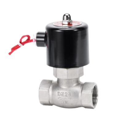 Temperature Range Minus 20 Celsius To Plus 185 Celsius Pneumatic Solenoid Valve With PTFE Seal Material Designed Steam Medium