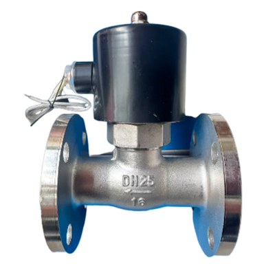 Stainless Steel SS304 Pneumatic Solenoid Valve With Temperature Range Minus 20 Celsius to Plus 185 Celsius and PTFE Seal Material