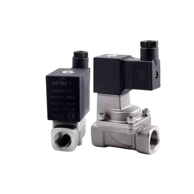 Direct Lifting Piston Pneumatic Solenoid Valve 24VDC Oil Medium Ideal for Hydraulic and Pneumatic Equipment Integration