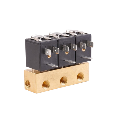 1913BA161 1913BA251 Brass Water Valve Including NBR Seal Material 1/8''Port Size 2/2 Way Normally Closed