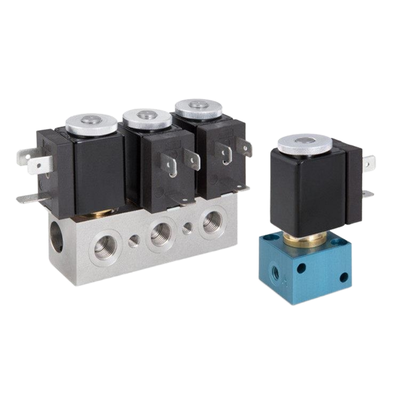 1913BA252-S NBR Diaphragm Pneumatic Solenoid Valve 2.5mm Orifice Size 2 Way Normally Closed Port 1/4'' Size