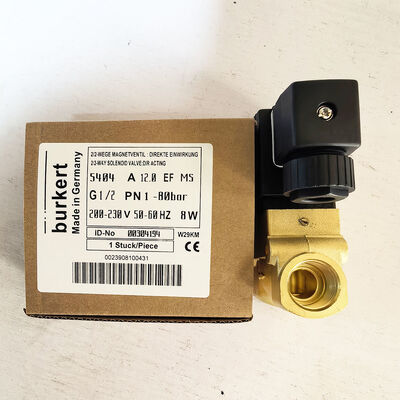 '00304194 00304191 00304193  Burkert Solenoid Control Valve Providing Stable Operation In Various Industrial Applications 5404 G1/2 2/2 Normally Closed