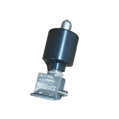 8.7BAS080B02 Stainless Steel 304 Water Valve 8mm Orifice Size 1/4'' Port Size PEEK PEEK Material Max Pressure 350 bar