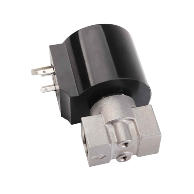 8.7AAS030B  3mm Orifice Size Solenoid Valve 2 Way NC Port Size 3/8 1/4 3/8  Stainless Steel 304 Body Material