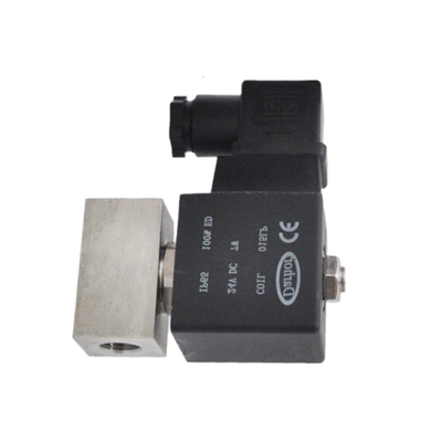 Stainless Steel 304 Body Material 1/4 3/8 Port Size 2mm Orifice Size 2 Way NC SH-020ES Water Valve 12VDC