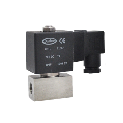 SH-15ES PTFE Seal Material 2 Way Normally Closed 15mm Orifice Size 1/2 Port Size Pneumatic Solenoid Valve 6 To 160 Bar 220VAC