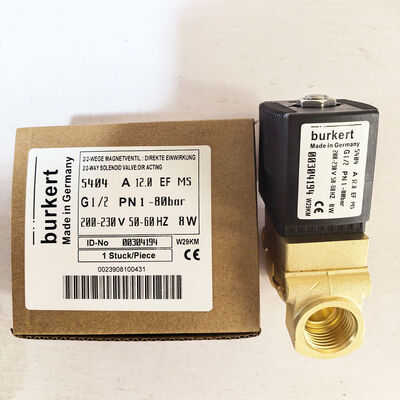 G3 8 Port Connection Burkert Solenoid Valve Durable Construction Suitable for Long Term in Industrial Automation Systems