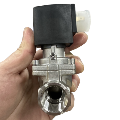 Heavy‑duty High Temperature Process Burkert Solenoid Valve 00323986 00323987 00323988 00323989 Type 6281 2/2 NC Servo Assisted Manual Override G1 1/2 G2 Port 40.0 Flow Orifice FKM Seal