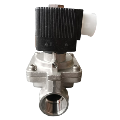 Wide Temperature Tolerance Industrial Solenoid Valve Assembly Burkert 00222016 00222017 00222018 Type 6281 Servo Operated Design G1 Connection Port 2/2 NC Stainless Steel Material EPDM Seal