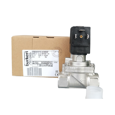 G3/4 Female Thread Burkert 6281 Normally Open Fluid Control Unit 2/2 NO 20.0 Large Orifice Dimension Anti‑aging FKM Sealing Assembly Stainless Steel 00228390 00228391 00228392