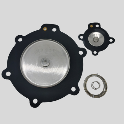 High Temperature Tolerant FKM Diaphragm Plus Spring DB120 Long Service Cycle Spare Parts Fit Mecair Pulse Valve For Cement And Mining Filtration Equipment