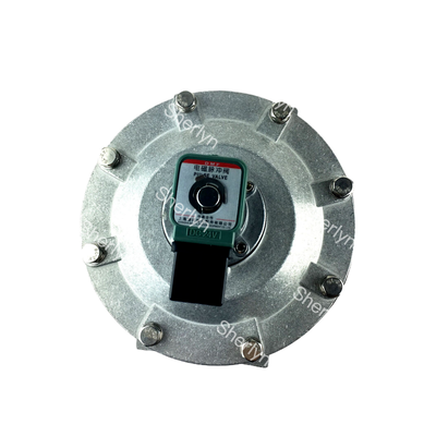 Bag Filter Jet Cleaning Valve BFEC DMF-T-62S DN65, Inline Aluminum Alloy Valve Body for Dust Collector System