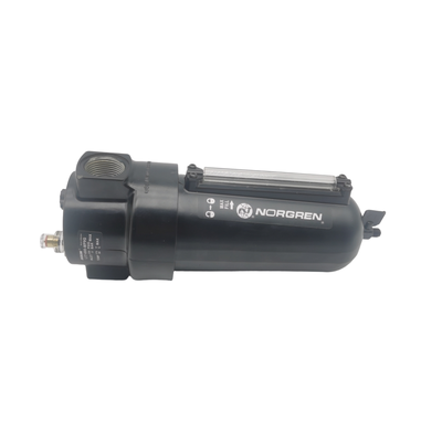 IMI Norgren Zinc Alloy Pneumatic Filter Regulator Lubricator with 10 Bar Maximum Inlet Pressure and 5 μm Filtration for Industrial Applications