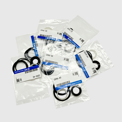 SMC CQ2 Series Cylinder Seal Kit with NBR Seal Material for 12-100mm Bore Sizes Compatible with CQ2A/CDQ2A/CQ2B/CDQ2B
