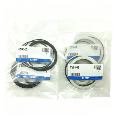 High Wear Resistant NBR Material 63mm Bore Size Pneumatic Cylinder Seal Kit for ISO 15552 Cylinders