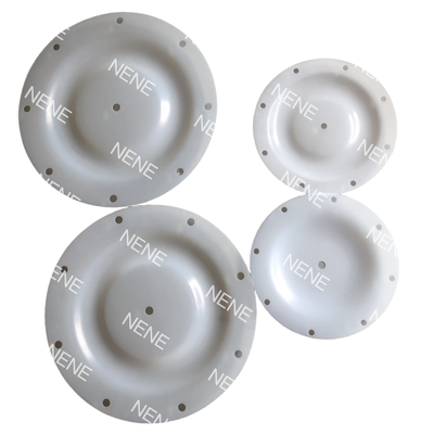 230MM Outer Diameter 8 Holes White F46 Diaphragm QBY-25 QBY-40 Replacement Part For AODD Pump Fluid Transfer
