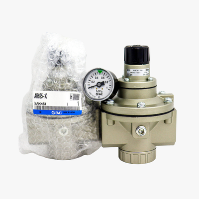 1" Pneumatic Pressure Regulator With Gauge SMC AR625-10G AR625 Series Large Flow Reducing Valve