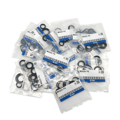 SMC MXQ20‑PS Pneumatic Actuator Seal Repair Kit Wear Resistant NBR Sealing Assembly For MXQ 20Mm Bore Compact Linear Slide Table Industrial Automation Pneumatic System Service