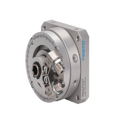 Size 25 Double-Acting Rotary Vane Pneumatic Swing Cylinder with 270° Swivel Angle for Jig Angle Switching