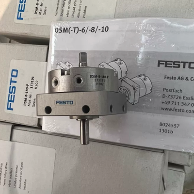Double-Acting Pneumatic Rotary Actuator with 270 Degree Swivel Angle and Rotary Vane Semi-Rotary Drive