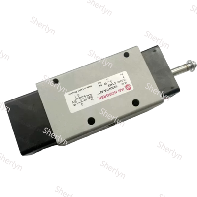 Industrial Pneumatic 5/2 Way Pilot Solenoid Valve V63D513A-A213J, NORGREN V63 Single Solenoid Spring Return Valve