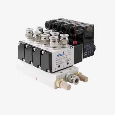 Airtac 4V310-08 Industrial Air Solenoid Valve Good Sealing Stability Low Starting Pressure Suitable For Automation Assembly Line Pneumatic Control System