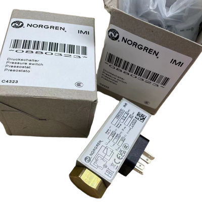 G1/4 Thread 0.5-8bar Pressure Switch NORGREN 0880323 Pressure Monitor for Machine Tool Fluid Pipeline