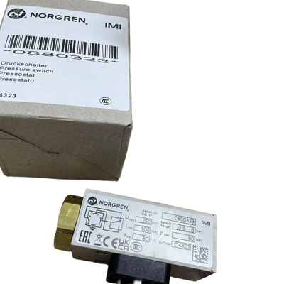 G1/4 Thread 0.5-8bar Pressure Switch NORGREN 0880323 Pressure Monitor for Machine Tool Fluid Pipeline