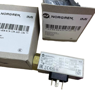 G1/4 Thread 0.5-8bar Pressure Switch NORGREN 0880323 Pressure Monitor for Machine Tool Fluid Pipeline