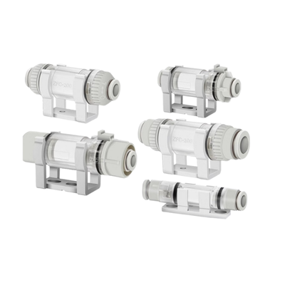 SMC ZFC74‑B‑X01 Negative Pressure Pneumatic Filter Polycarbonate Visual Housing Anti‑Rotation Lock Structure Air Nitrogen Medium For Automated Robotic Pick And Place Pipeline