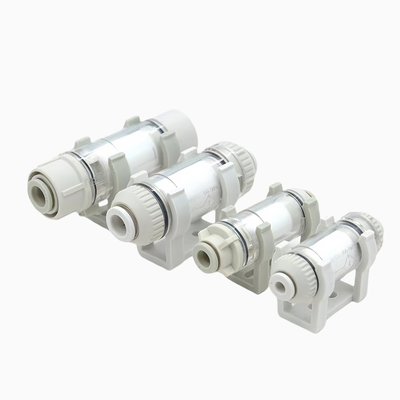 SMC ZFC100‑04 ZFC Series Compact In‑Line Air Suction Filter 10μm Filtration Replaceable Filter Element One Touch Fitting Protect Vacuum Generator And Pneumatic Automation Circuit