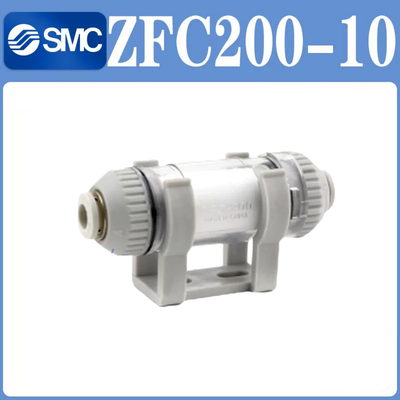 SMC ZFC200‑10 High Flow Inline Suction Filter Light‑Weight Body Guard Against Debris Damage To Solenoid Valves And Robot Suction Cup Material Handling Equipment