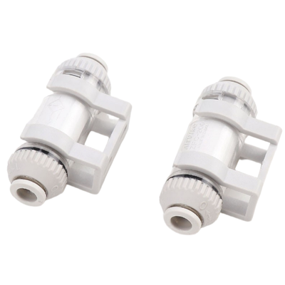 SMC ZFC050‑23B Ultra Compact Negative Pressure Pneumatic Filter Transparent Polycarbonate Shell Visible Dirt Check Fit Air Nitrogen For Small Desktop Pick And Place Automation Pipeline