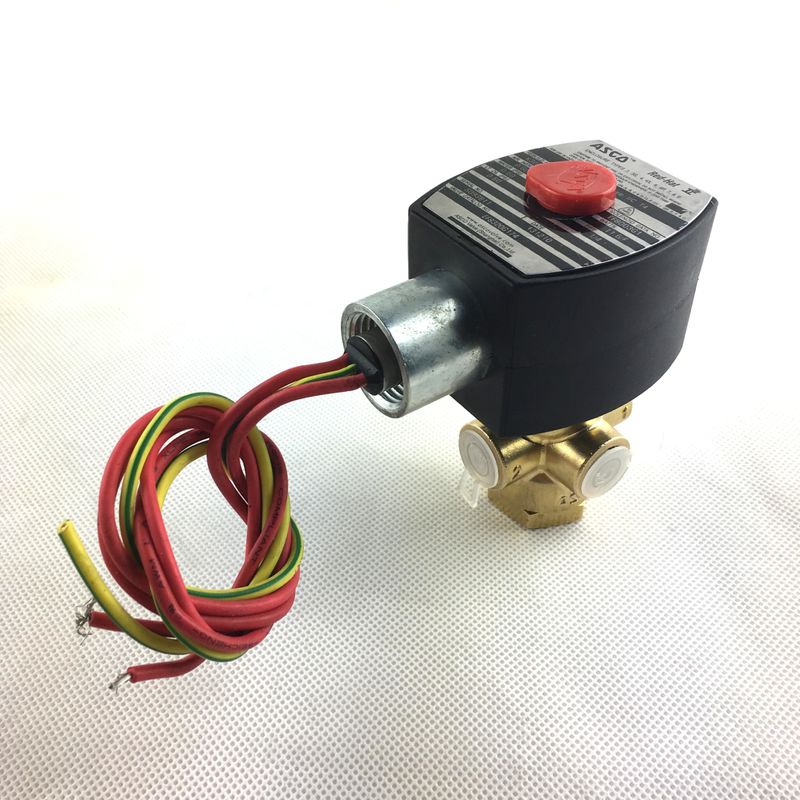 ASCO SCB320B174.230/50 – NPT1/4 3/2 Universal Brass Body NBR Series 320 Direct Operated Inline Solenoid Valves