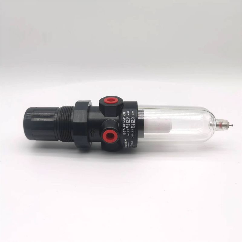 B07-201-M3KG Norgren 40μm G1/4 Filter Regulator Manual Drain B07 Series Filter/Regulator 0.3-7 Bar