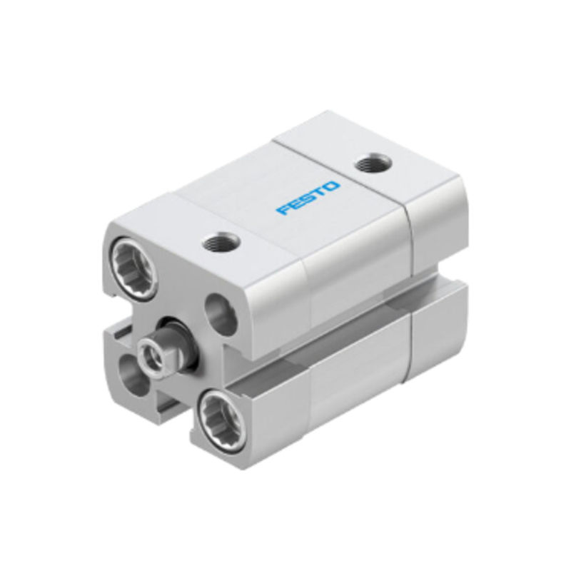 ADN-12-5-A-P-A Piston Pneumatic Cylinder ADN Series Double Acting 20mm Stroke 12mm Rod Wrought Aluminum Alloy