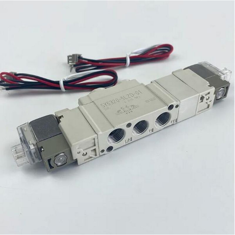SMC SY5420-5LZD-01 Solenoid Valve Port Size 1/8 3 Position Exhaust Center DC24V