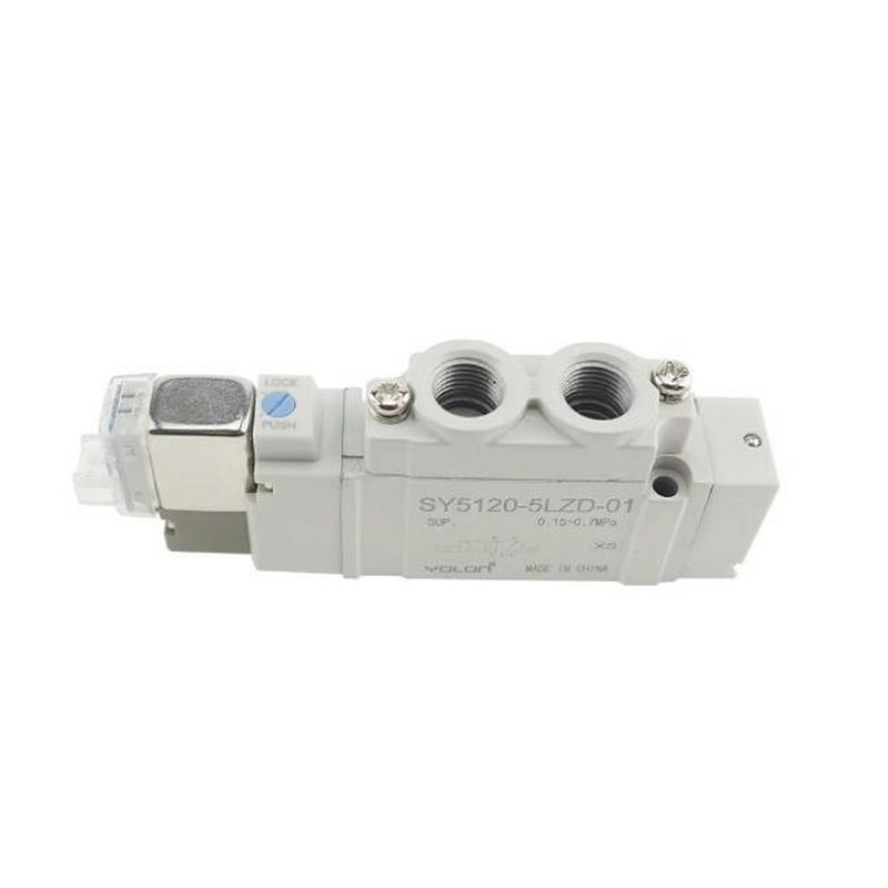 SMC Solenoid Valve SY5320-5LZD-C6 DC12V One-Touch Fitting Port Size ø6 3 Position Closed Center