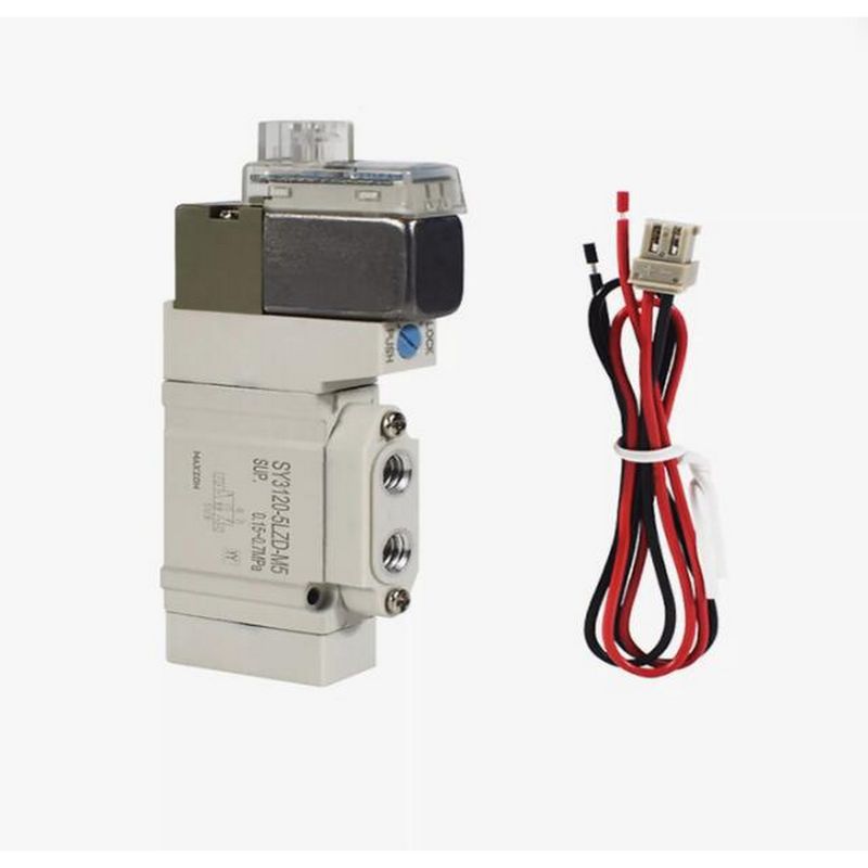 SMC Solenoid Valve SY5220-5LZD-C8 2 Position Double One-Touch Fitting Port Size ø8 DC24V