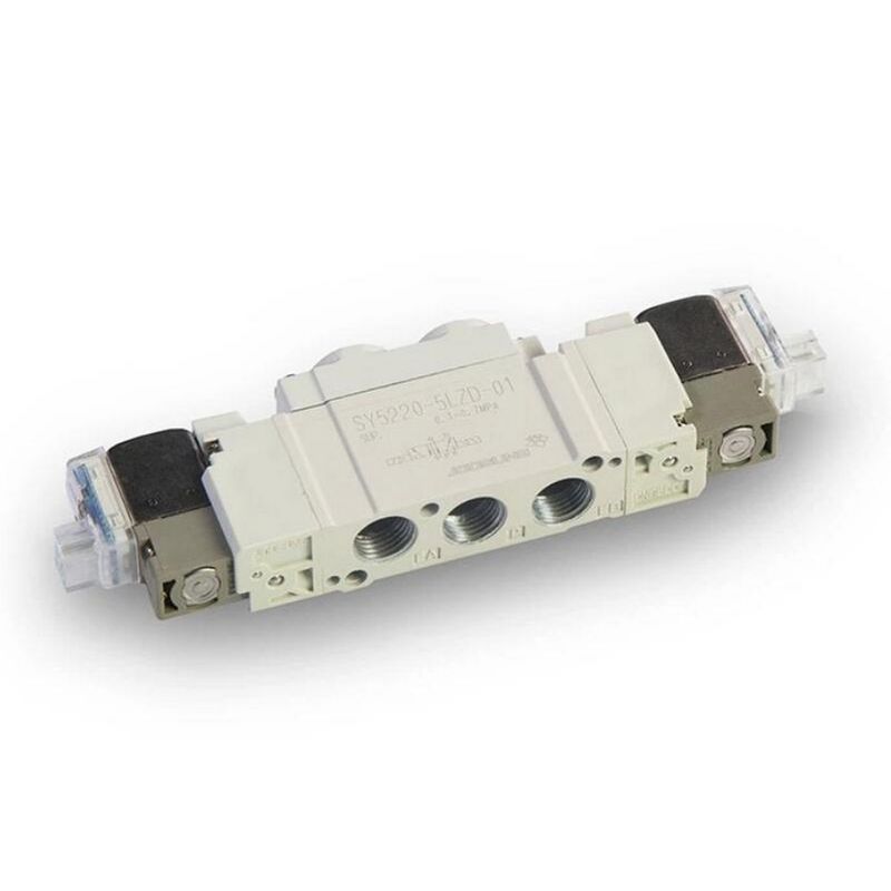 SMC SY5120-5LZD-C8 2 Position Single One-touch fitting ø8 Pneumatic Solenoid Valve DC24V