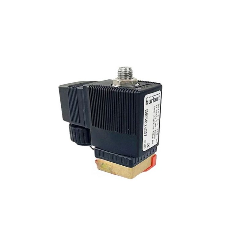00308507 G1 2/2 Normally Closed 25 Flow Hole FKM Brass Valve Body AC24V 8W1-40bar Burkert Solenoid Valve