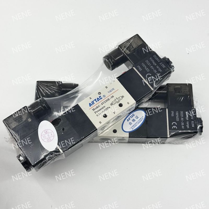 Solenoid Valve 4V330C-08 AIRTAC For Air 0.15 To 0.8 MPa 21 To 114 Psi Fluid Air