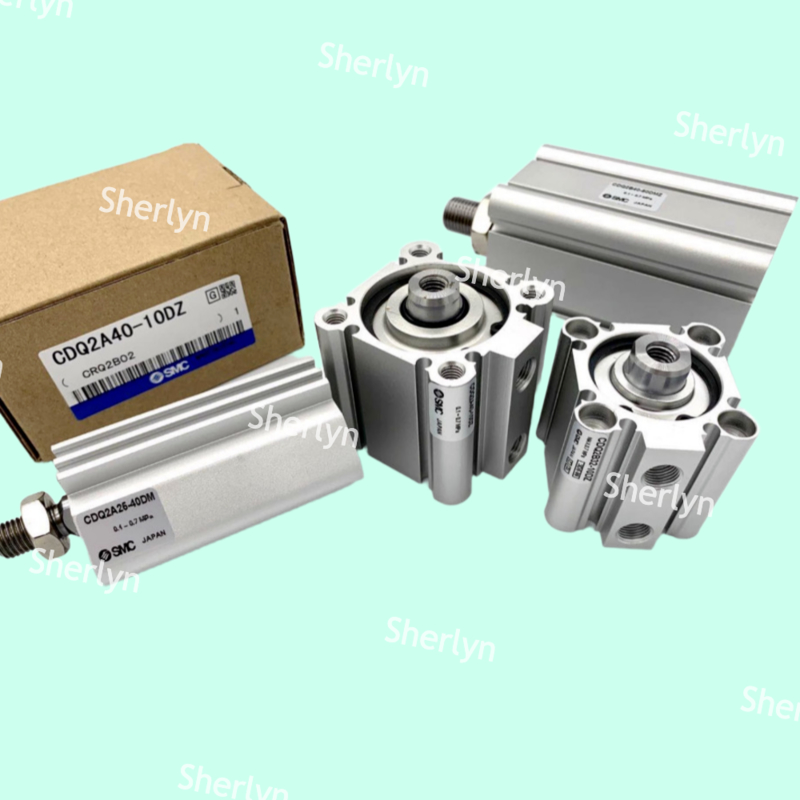CQ2A12-50D SMC Compact Cylinder Standard Type Double Acting Single Rod CQ2 Series 12 Bore Size