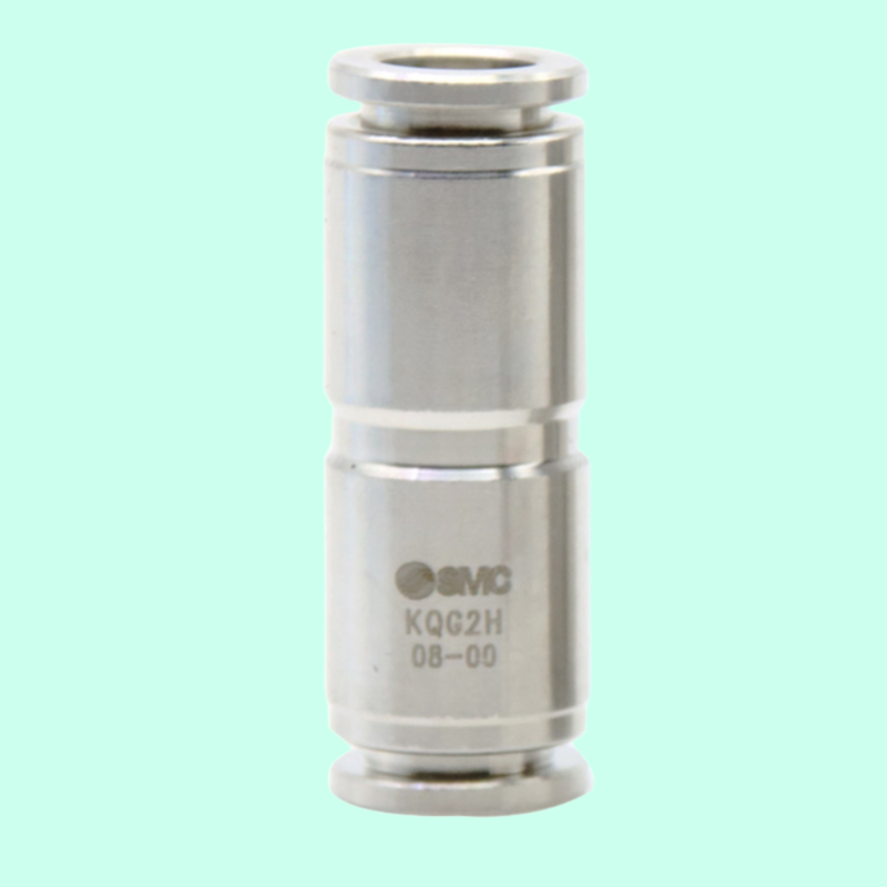 SMC Push To Connect Stainless Steel Fittings KQG2H06-00 Straight Tube 4E2-1ES/KQ2A43 One-Touch Fitting.