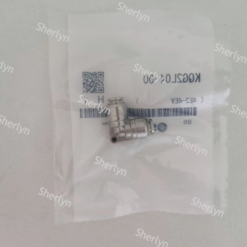 SMC KQG2L06-03S KQG2 Series Elbow Threaded Adaptor, 6 Mm X R3/8 Nominal, Stainless Steel , ONE-TOUCH FITTING