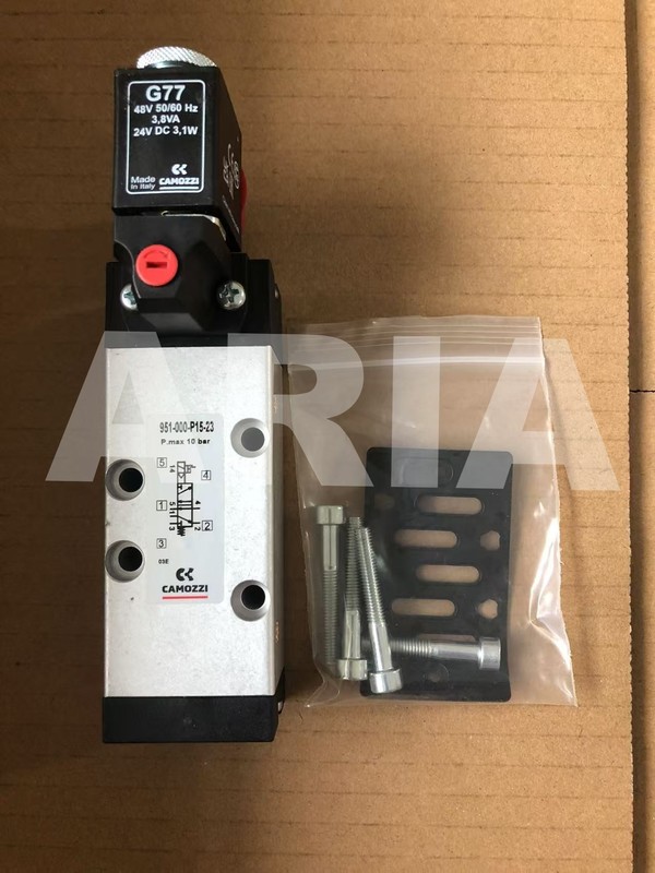 Camozzi 951-000-P11-23-G77 Solenoid Valve G1/8 G1/4 for Precise and Control in Industrial Applications