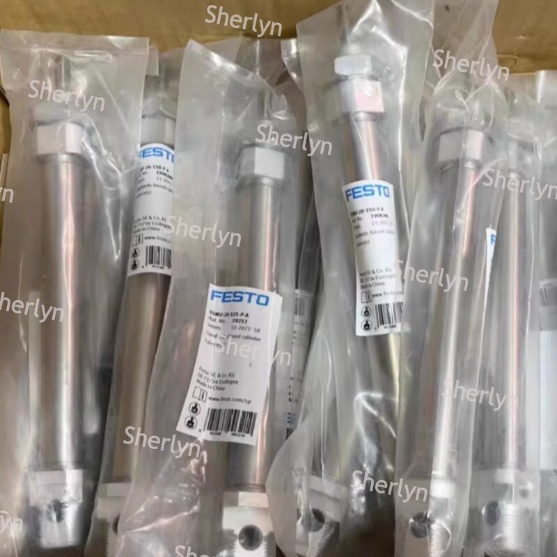 Stroke 15 Mm Piston Pneumatic Cylinder  DSNU-8-15-P-A FESTO Double Acting Cylinder 1908247