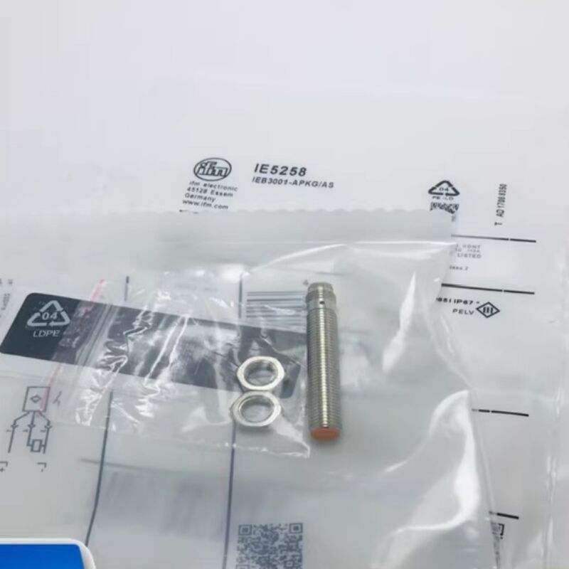 Ifm Efector IE5287 Inductive Proximity Sensor, Cylindrical, 2mm, DC, PNP-NO, M8 3-Pin, Shielded